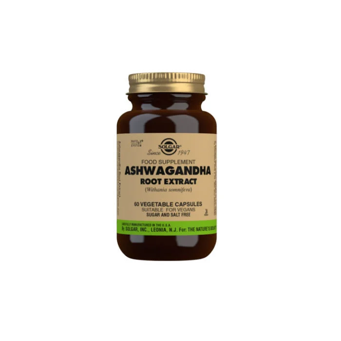 Solgar Ashwagandha Estratto di Radice Capsule Vegetali - Confezione da 60