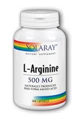 Solaray L Arginina 500 Mg 100 Capsule