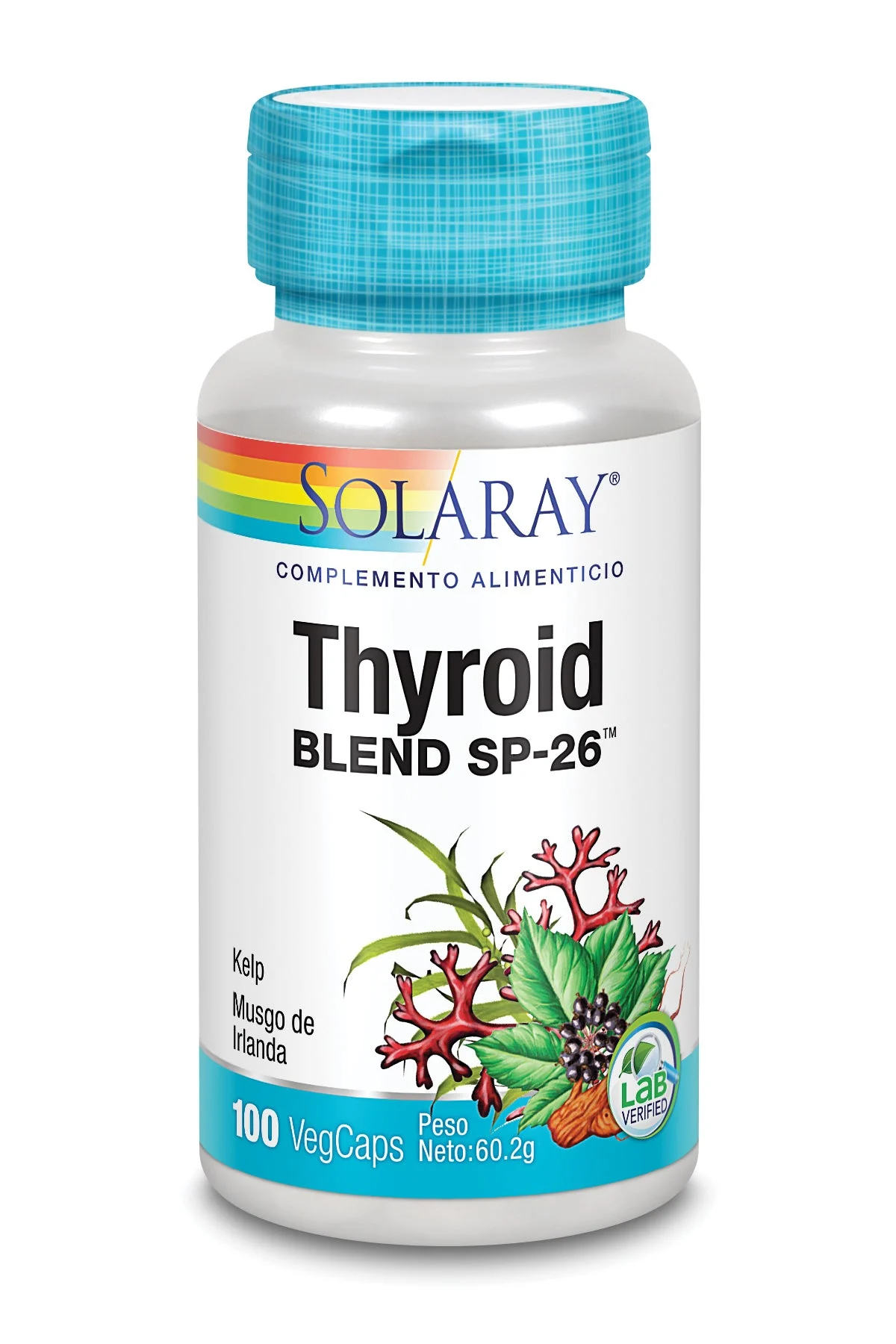 Miscela tiroidea Solaray 100 capsule