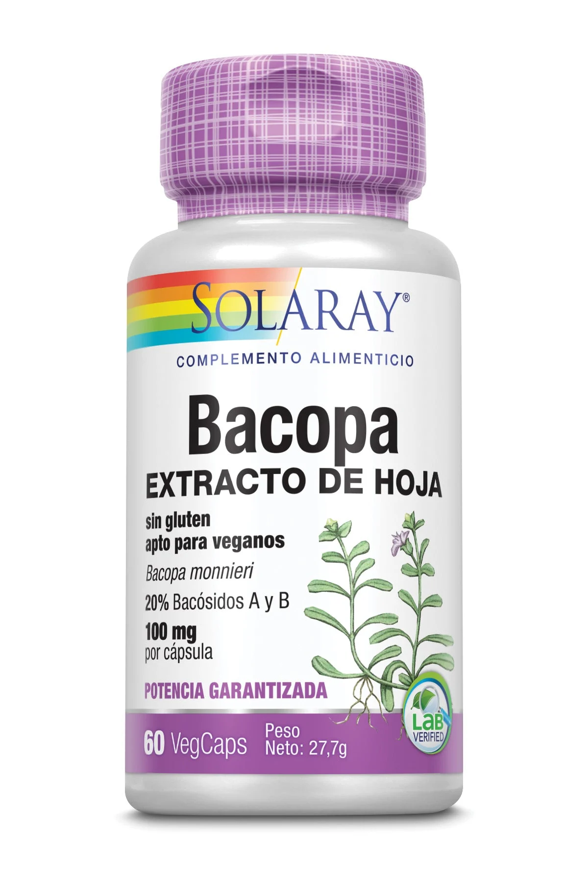 Solaray Bacopa 100 Mg 60 capsule