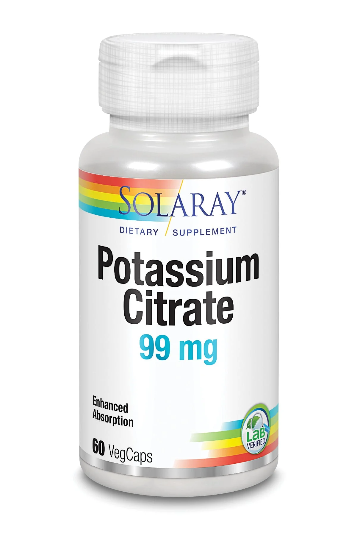 Solaray Potassio Citrato 99 Mg 60 Capsule