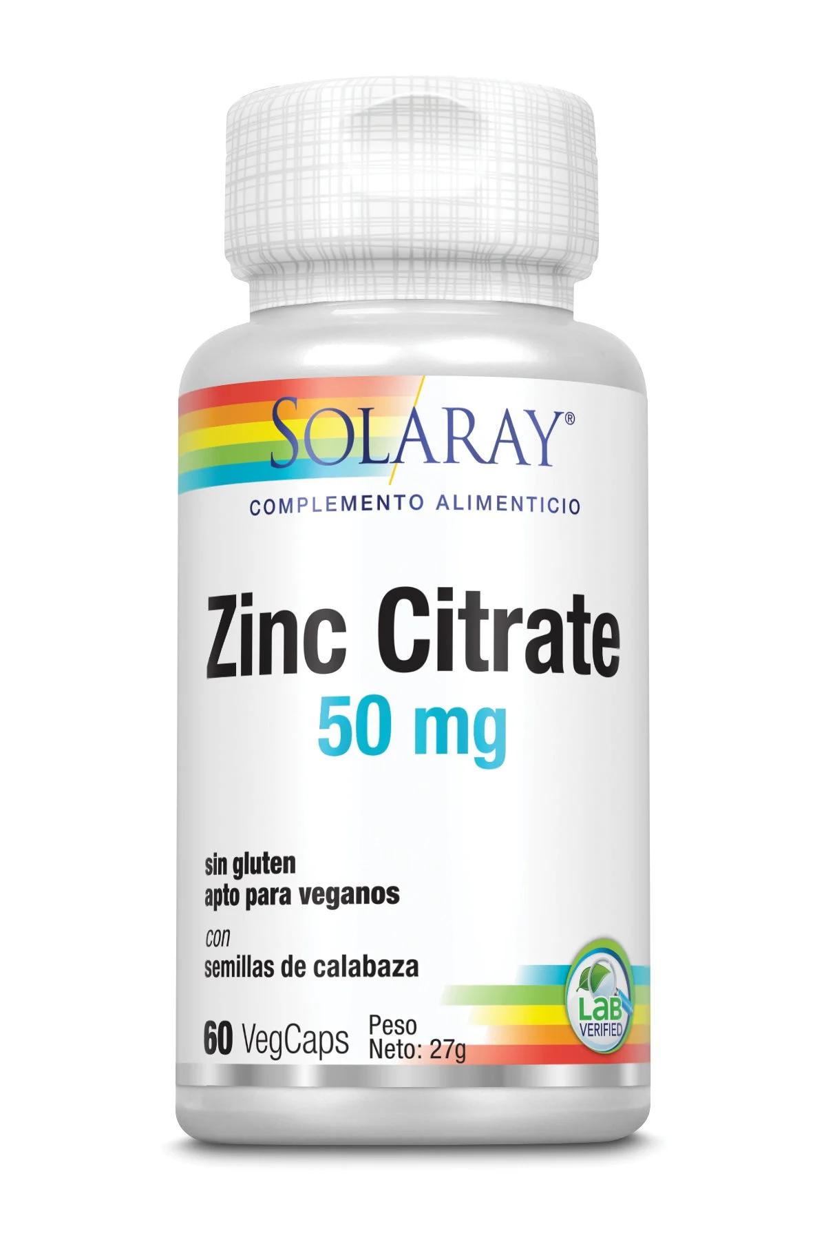 Solaray Zinco Citrato 50 Mg 60 Vcapsule