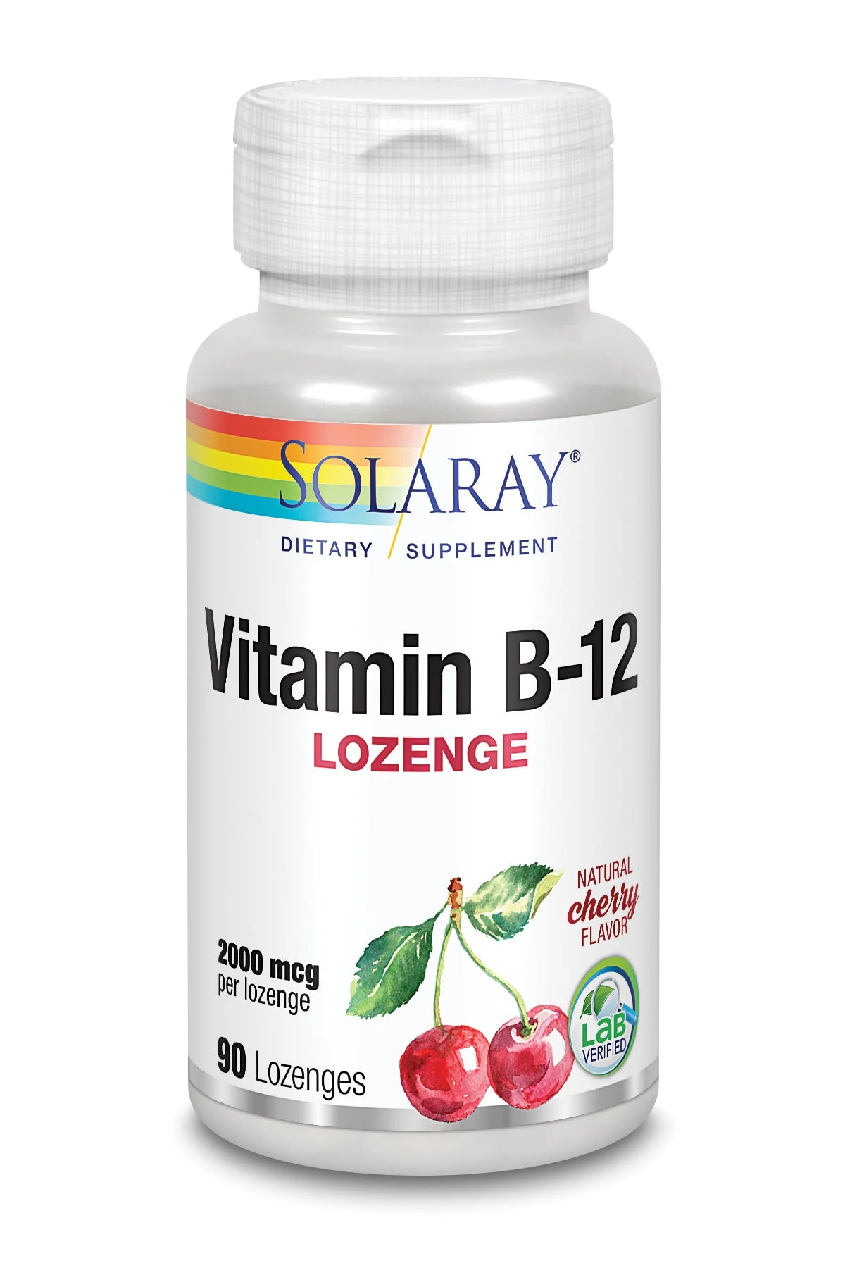 Solaray Vitamina B12 2000 Mcg 90 Compresse