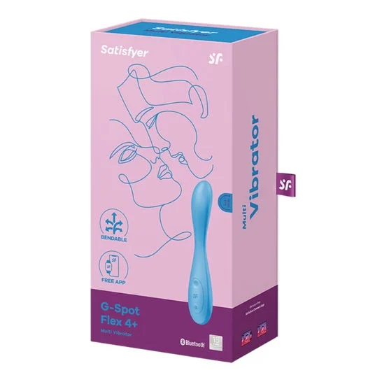 Satisfyer G Spot Flex 4+ Multi Vibratore Blu 1 Unità
