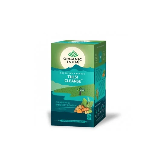 Organic India Bustine di Te Tulsi Cleanse 25 Unità
