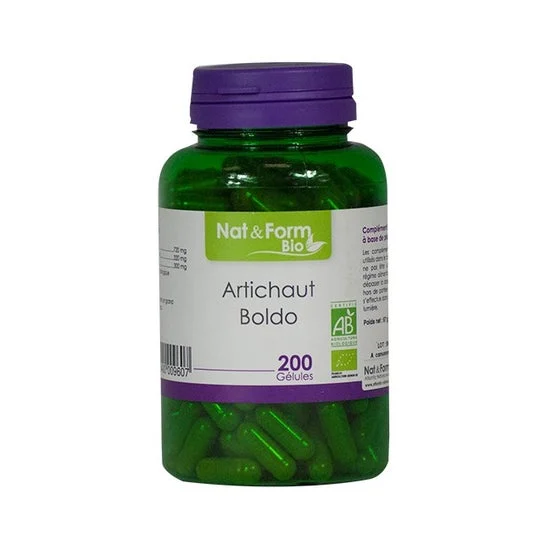 Nat&Form Bio Alcachofa Boldo 200caps