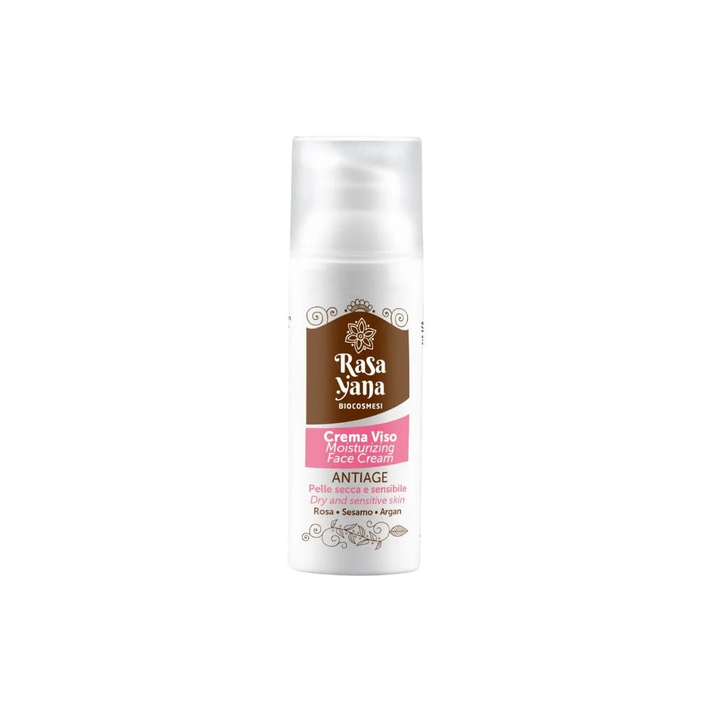 Rasayana Crema Viso Antiage Pelle Secca & Sensibile, 50 ml