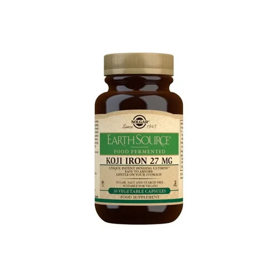 Solgar Earth Source Koji Iron Food Fermented 27mg 30vcaps