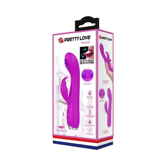 Pretty Love Rachel Vibrador Recargable con Succionador Morado 1ud