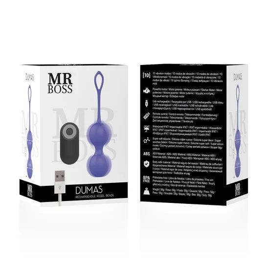 Mr Boss Dumas Kegel Beads Vibradotion 1ud