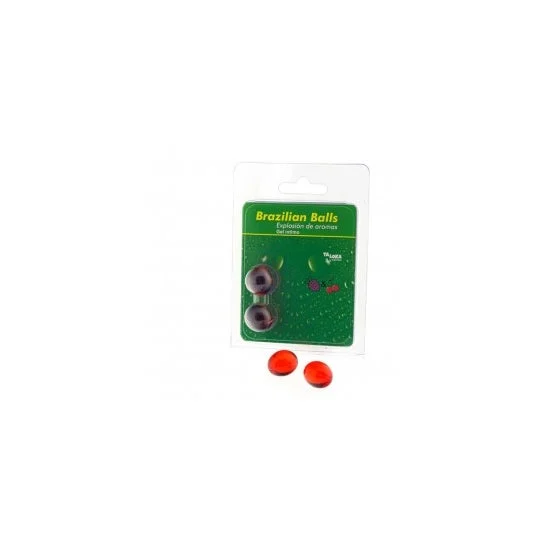 Diverty Sex Taloka Brazilian Balls Intimate Gel Strawberry & Cherry 2uds