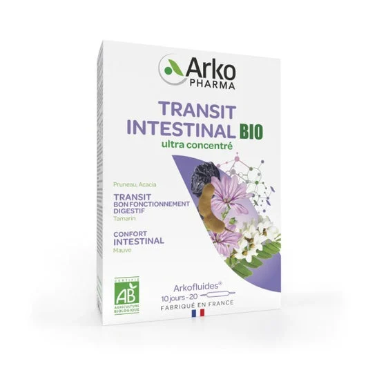 Arkopharma Arkofluides Transit Intestinal BIO 20ampoules x 10ml