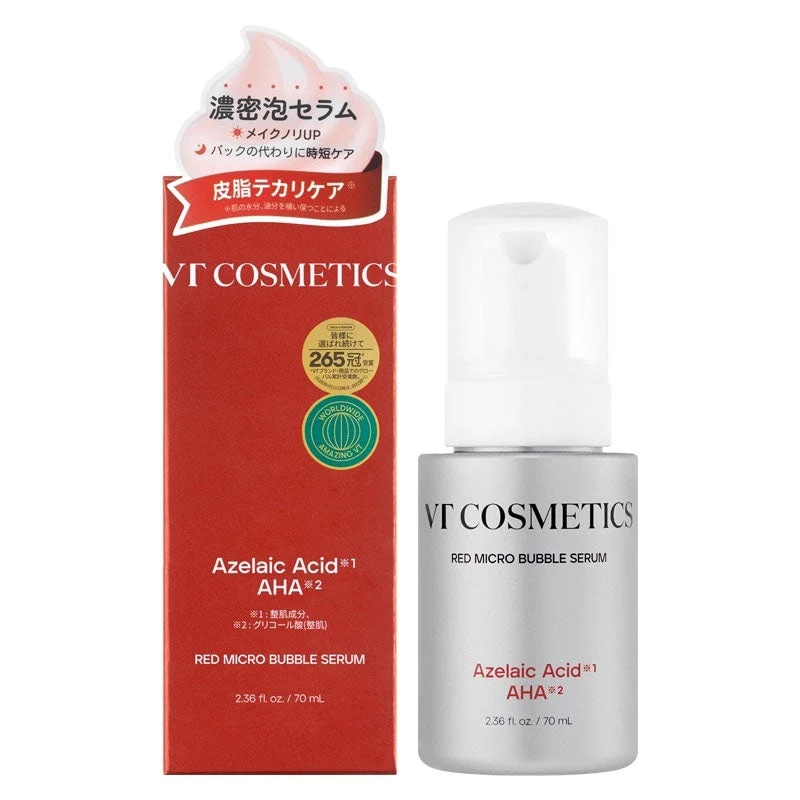 Siero microbolle rosso all'acido azelaico AHA 70 ml
