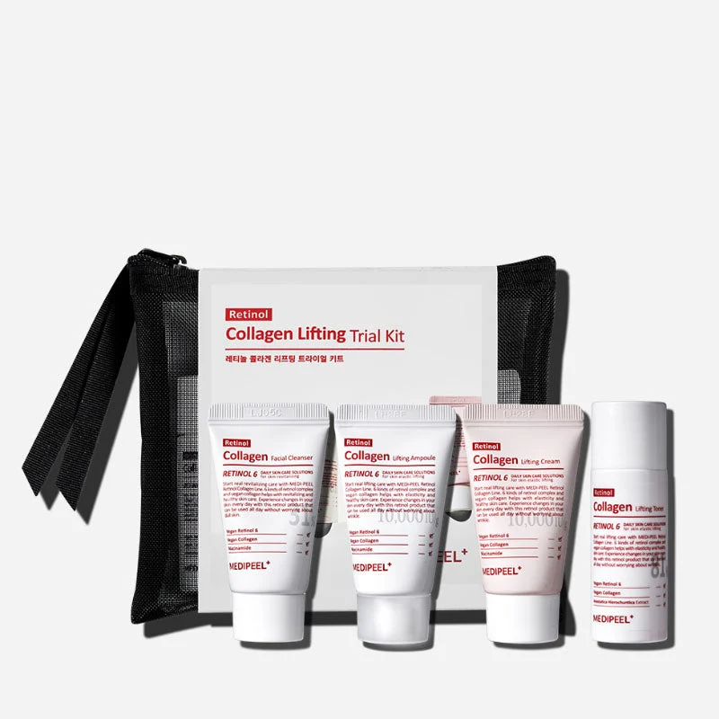 Kit di prova per lifting al collagene e retinolo (4 pezzi)