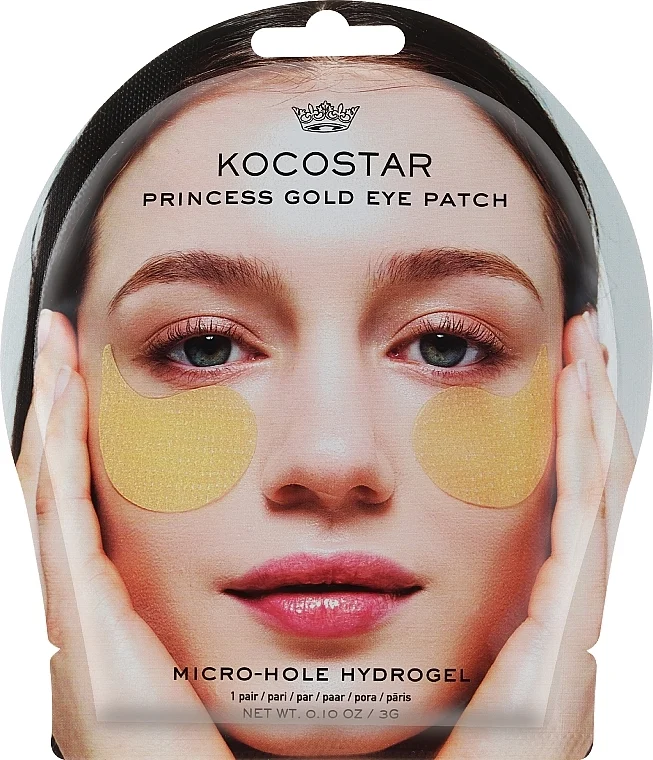 Patch occhi in idrogel, oro