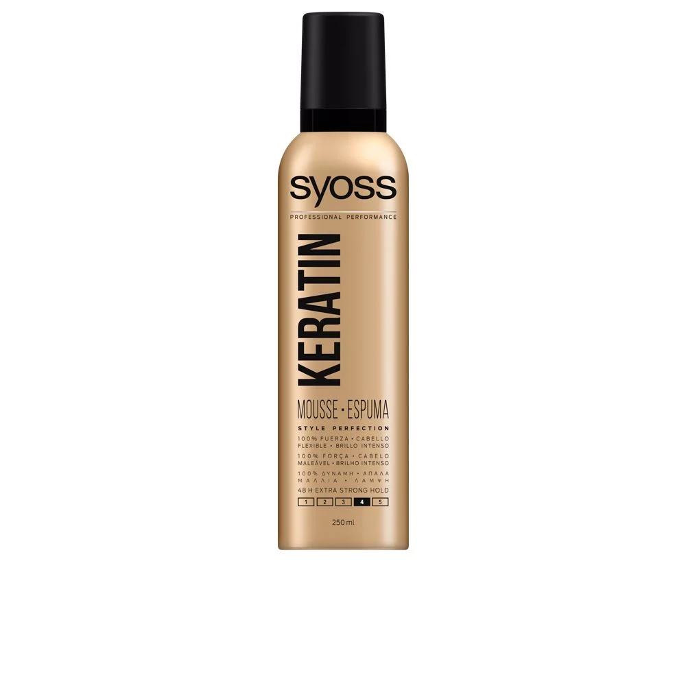 KERATIN Mousse flessibile e brillante