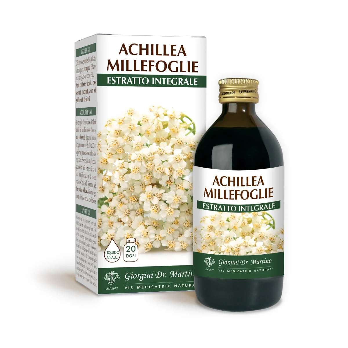 Dr Giorgini Achillea Millefoglie Estratto integrale Liquido analcoolico 200ml