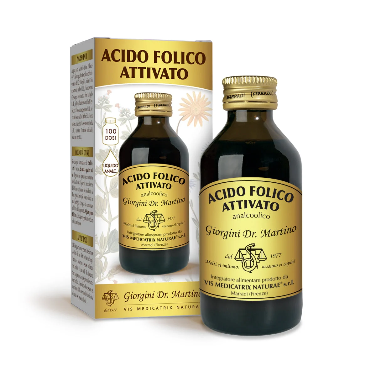 Dr Giorgini Acido Folico Attivato liquido Analcoolico 100 ml