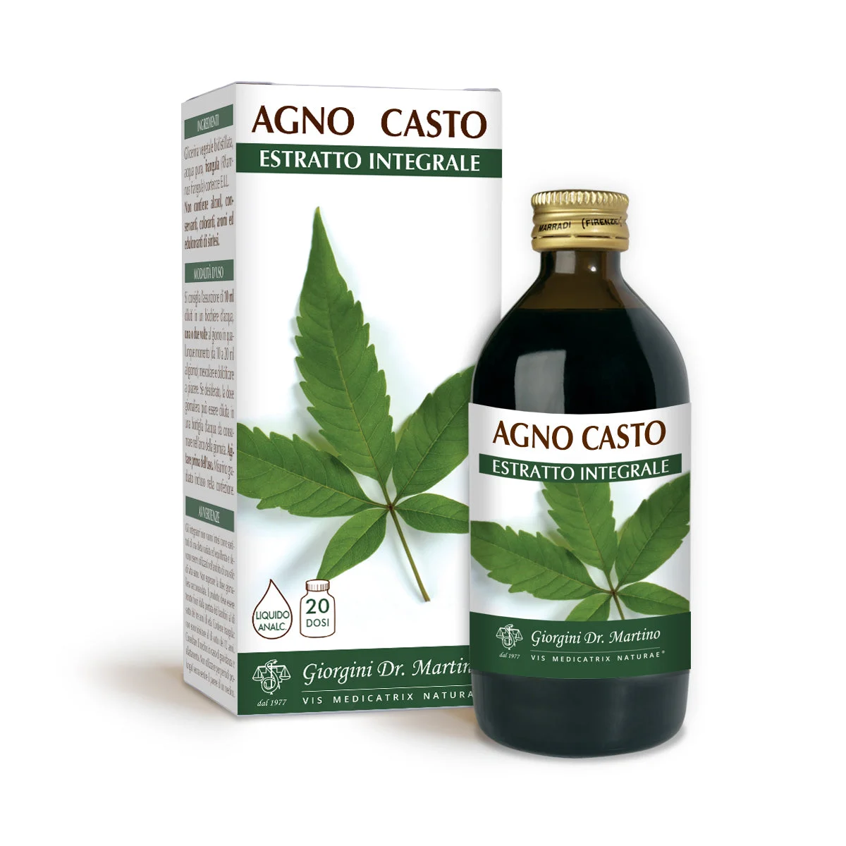 Dr Giorgini Agno Casto Estratto integrale Liquido analcoolico 200ml