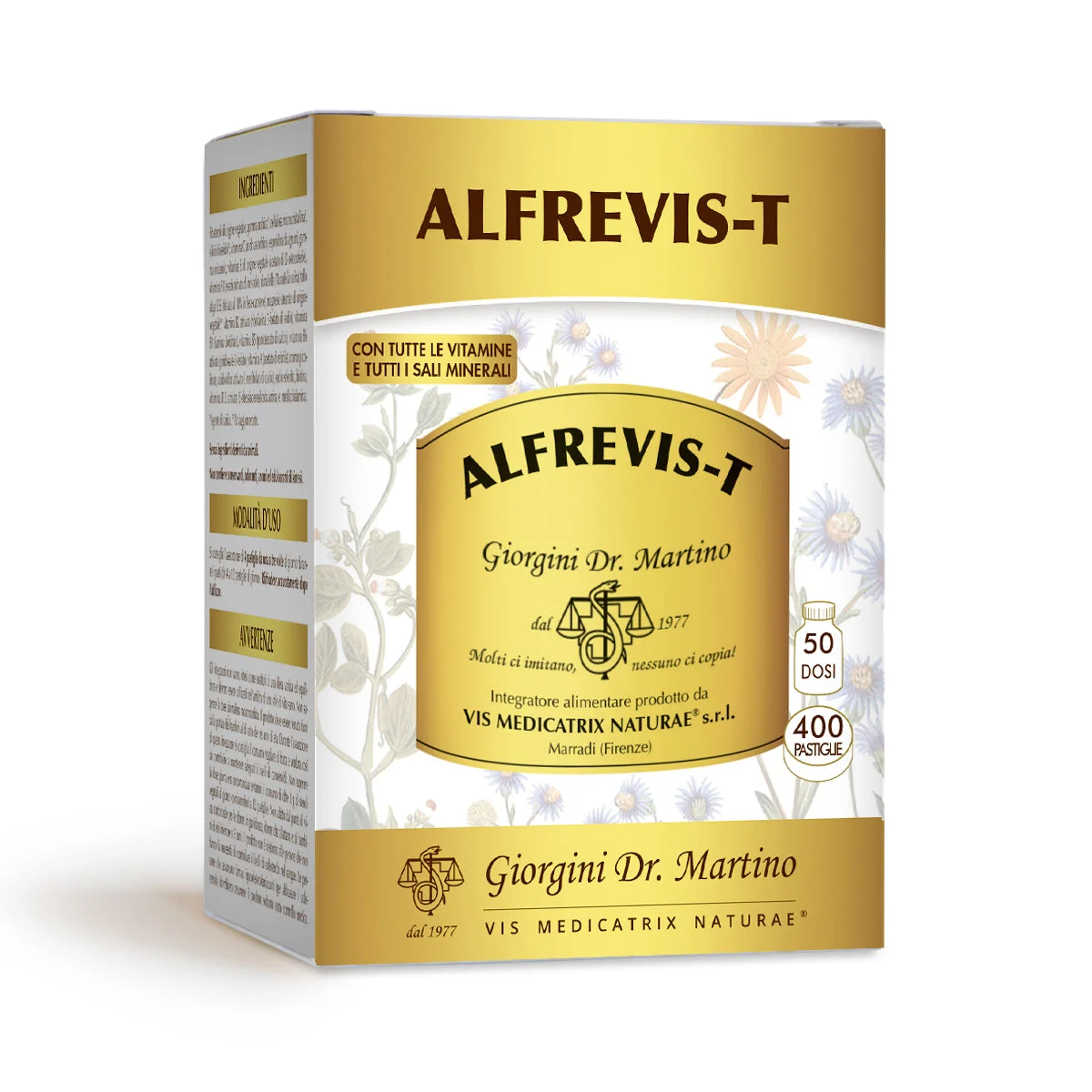 Dr Giorgini Alfrevis-T 400 pastiglie da 500 mg - 200 gr