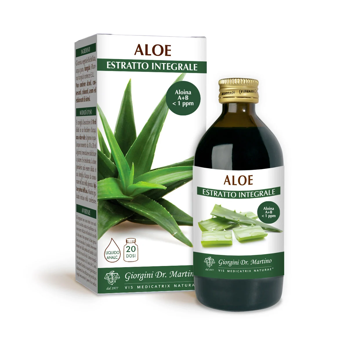 Dr Giorgini Aloe Estratto integrale Liquido analcoolico 200ml