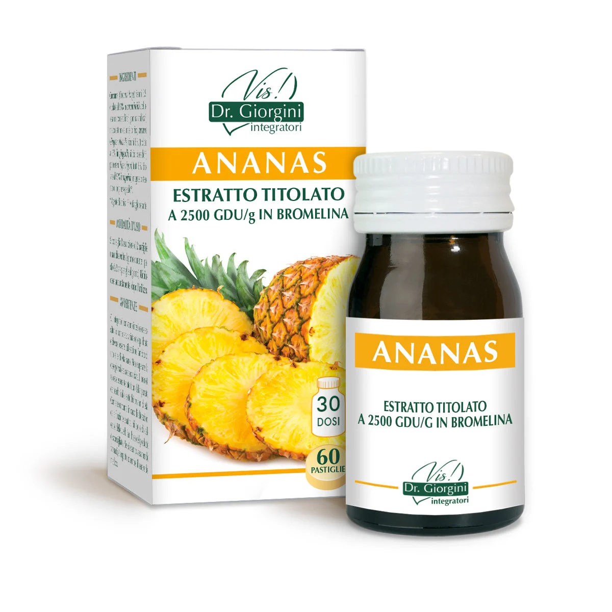 Dr Giorgini ananas estratto titolato 60 pastiglie