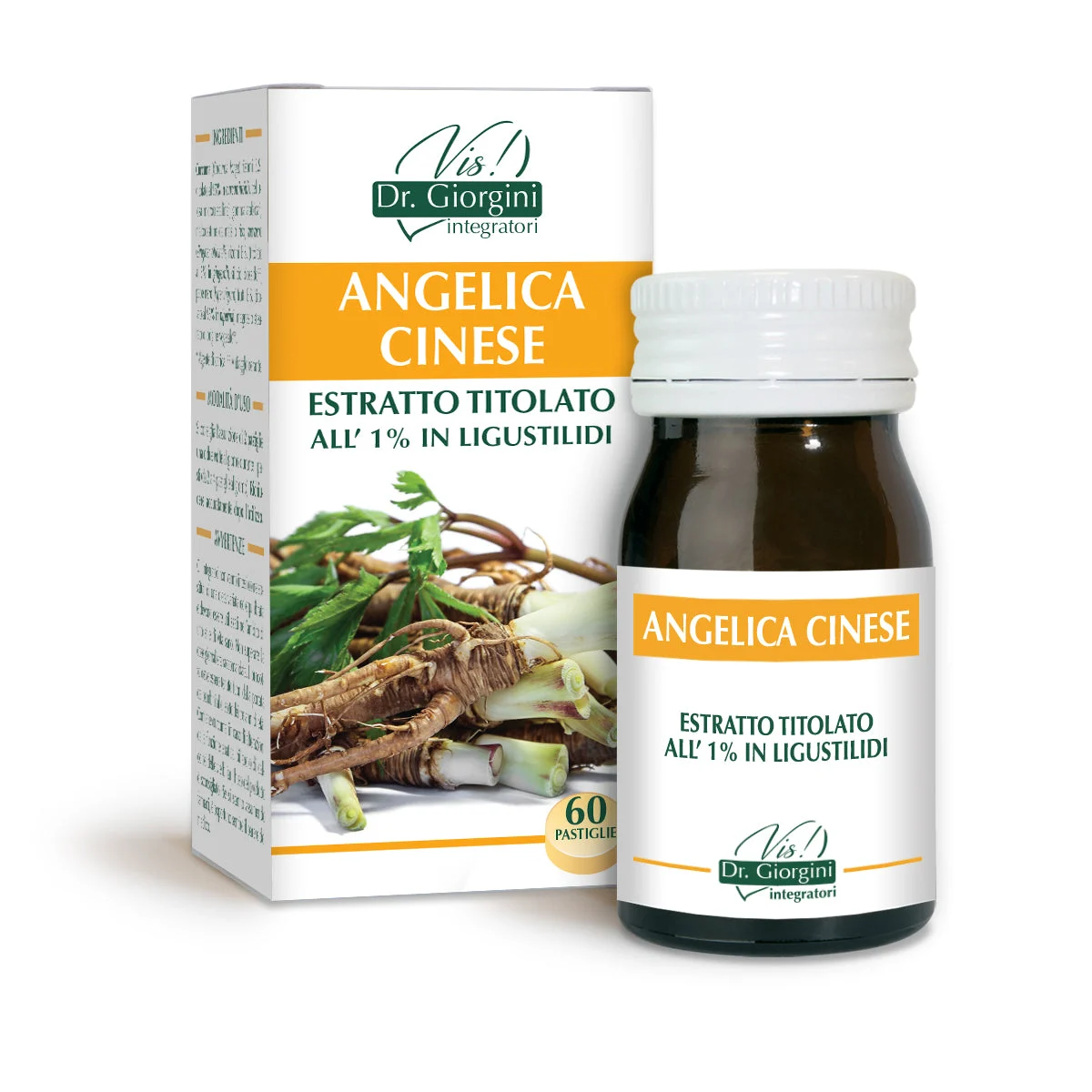 Dr Giorgini angelica cinese estratto titolato 60 pastiglie da 500 mg - 30 gr