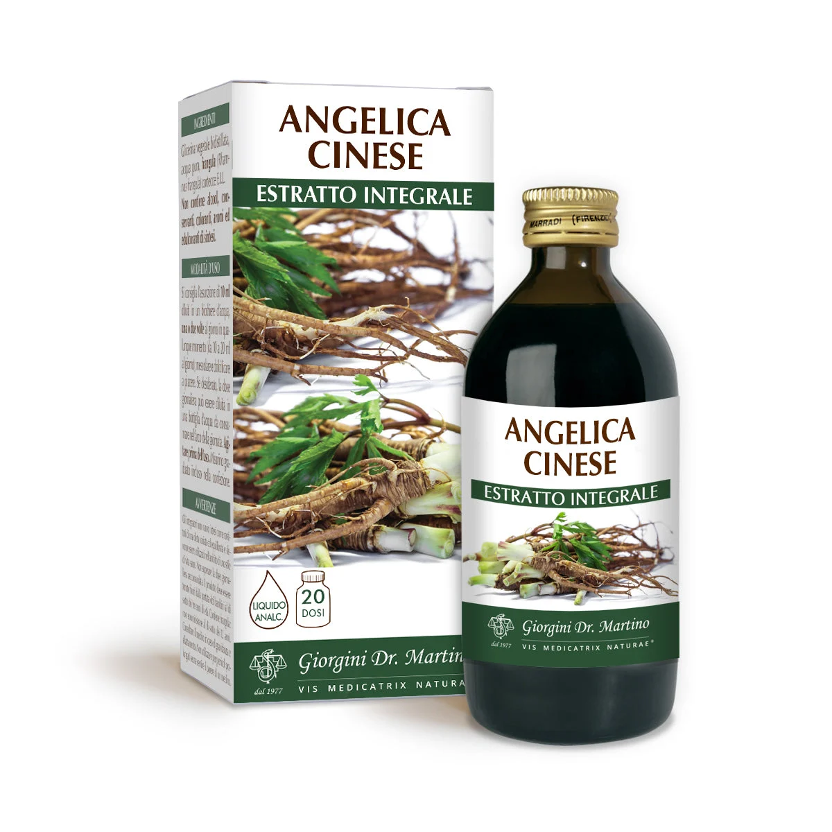 Dr Giorgini Angelica Cinese Estratto integrale Liquido analcoolico 200ml