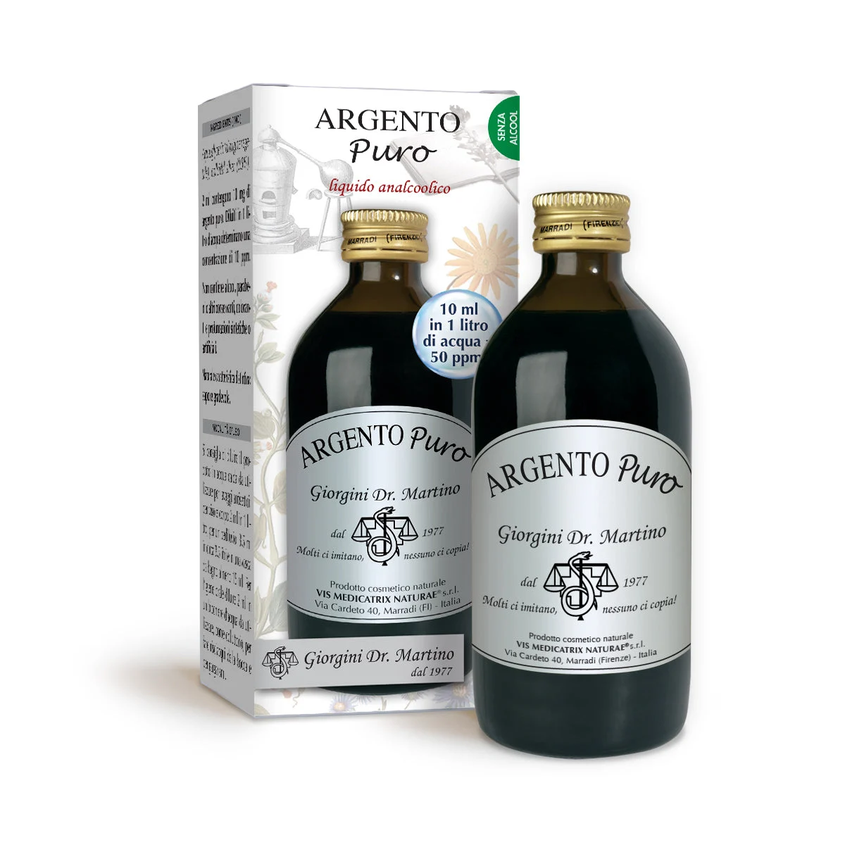 Dr Giorgini Argento Puro Liquido analcoolico 200 ml