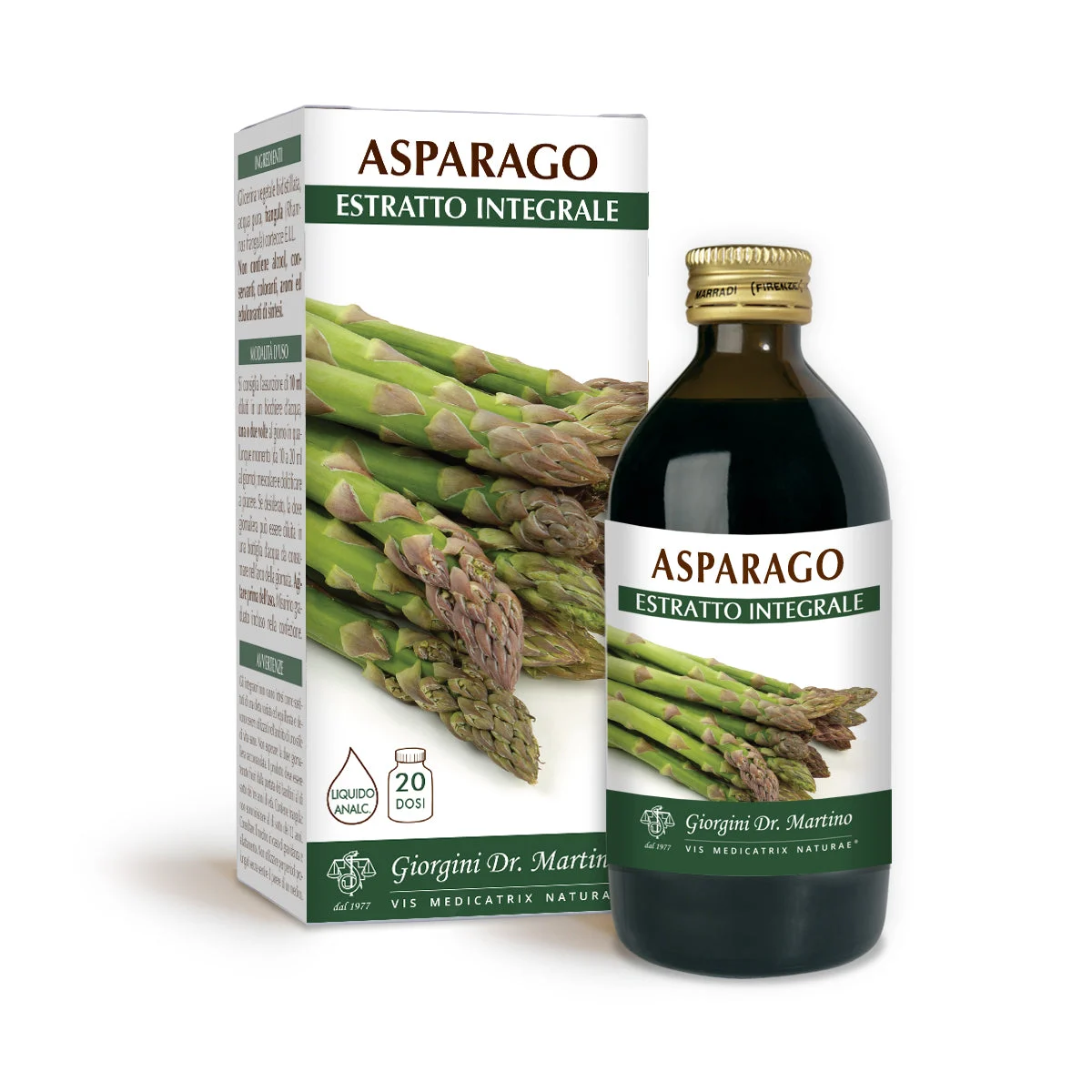 Dr Giorgini Asparago Estratto integrale Liquido analcoolico 200ml