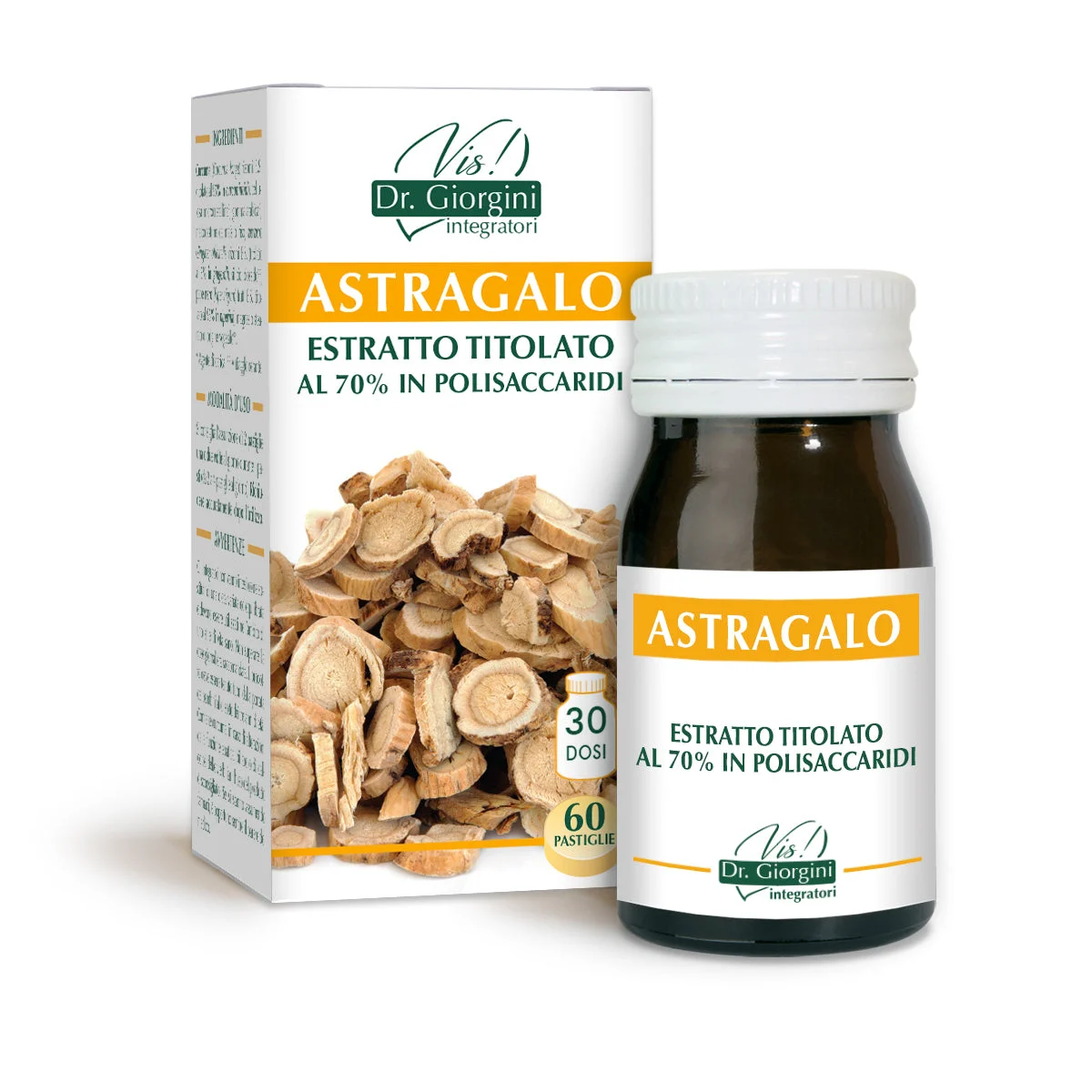 Dr Giorgini astragalo estratto titolato 60 pastiglie da 500 mg - 30 gr