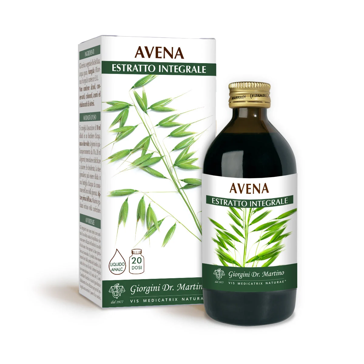 Dr Giorgini Avena Estratto integrale Liquido analcoolico 200ml