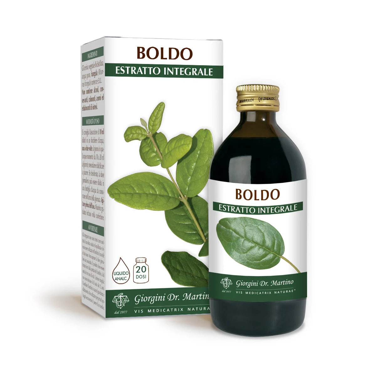 Dr Giorgini Boldo Estratto integrale Liquido analcoolico 200ml