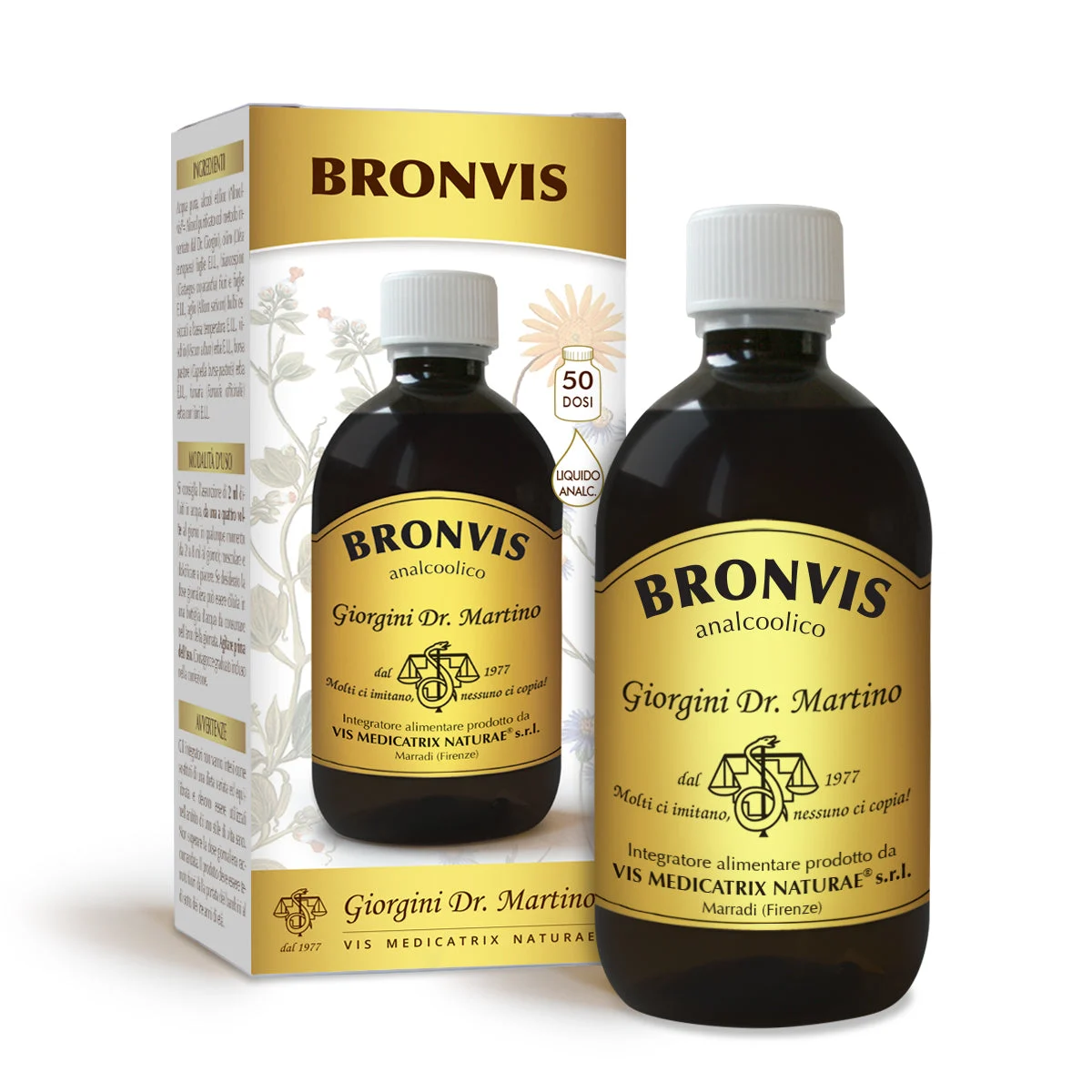 Dr Giorgini bronvis 500 ml liquido analcoolico
