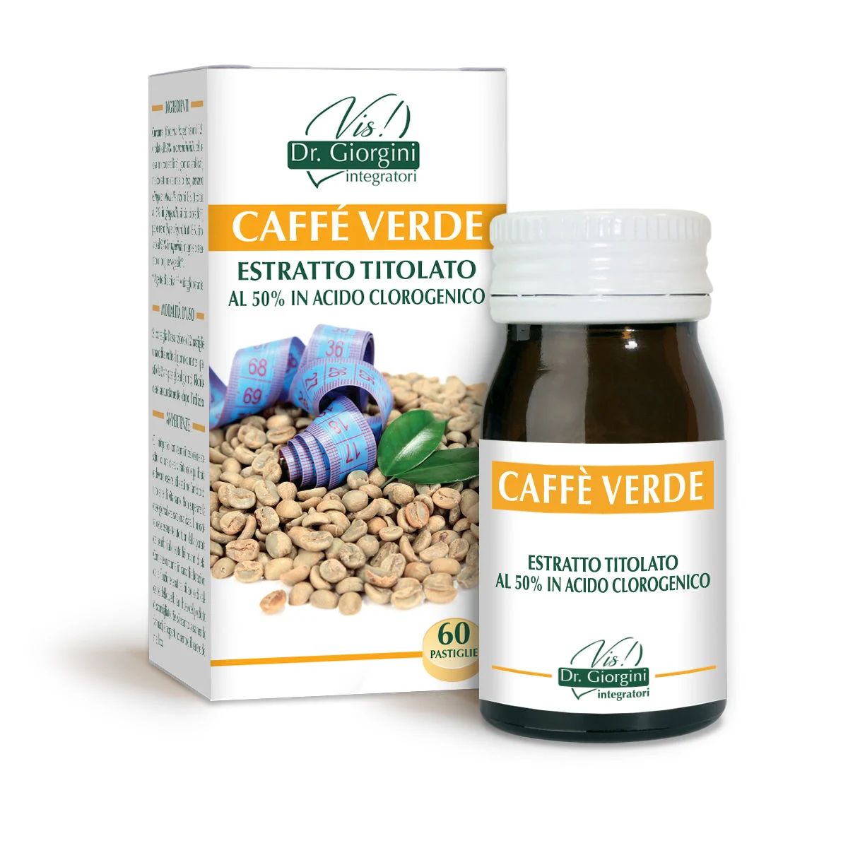 Dr Giorgini caffe' verde estratto titolato60 pastiglie