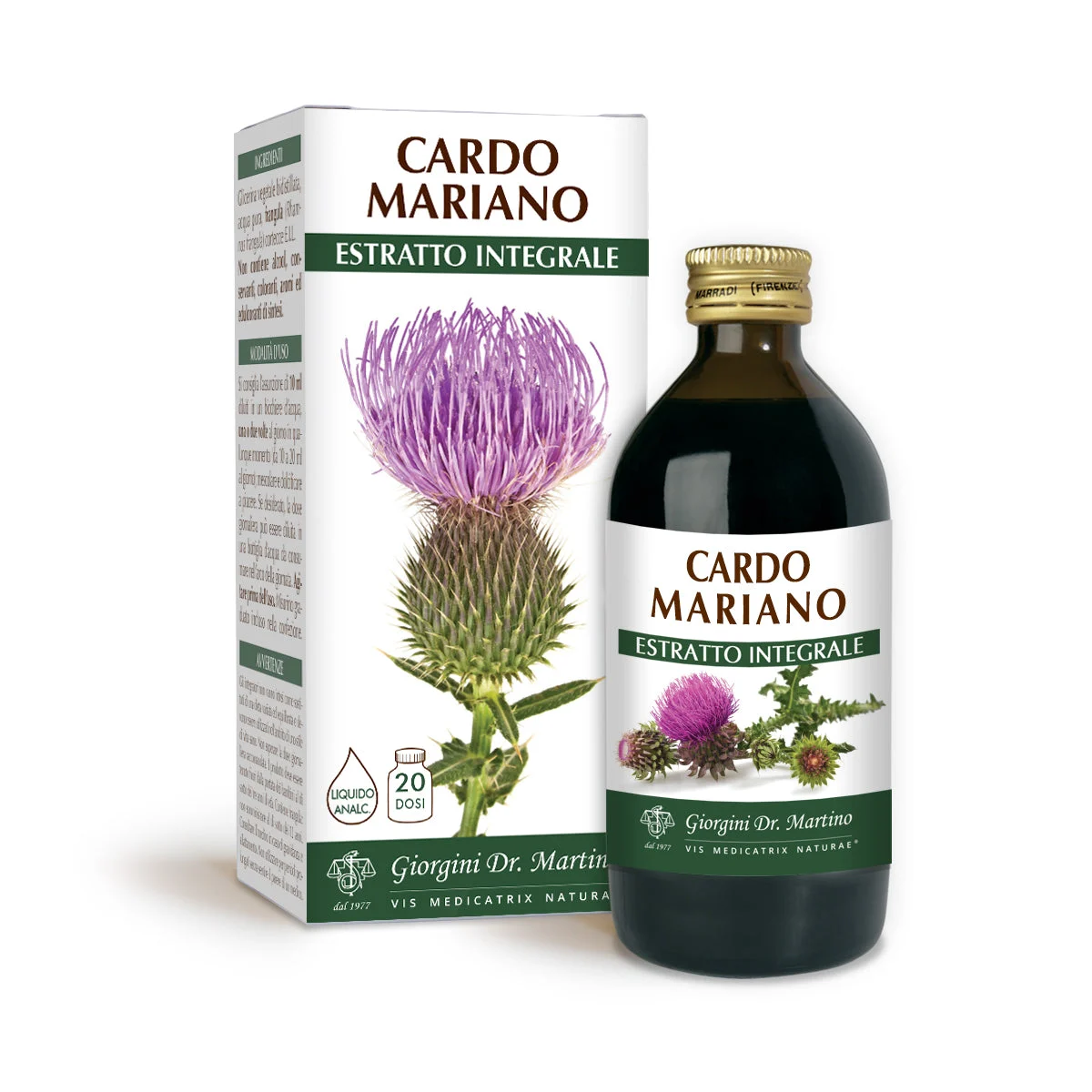 Dr Giorgini Cardo Mariano Estratto integrale Liquido analcoolico 200ml