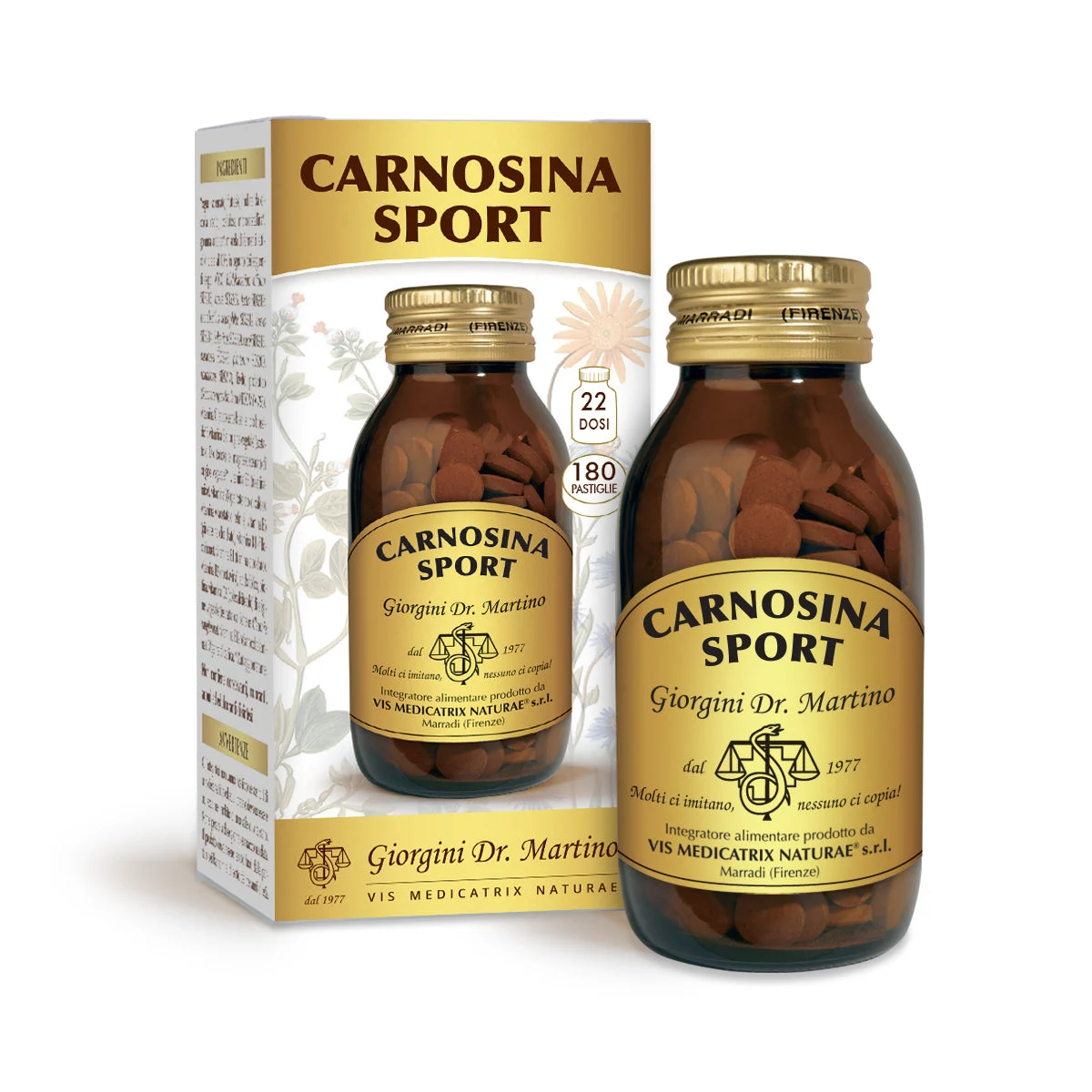 Dr Giorgini Carnosina Sport 180 pastiglie da 500 mg - 90 gr