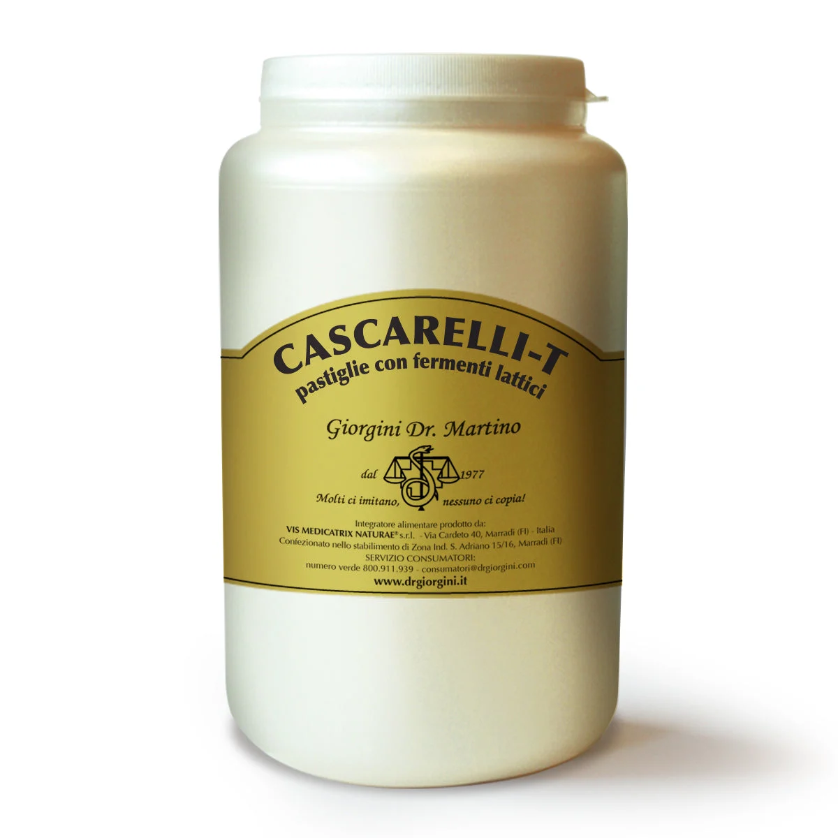 Dr Giorgini Cascarelli-T 2000 pastiglie con fermenti lattici - 1 Kg