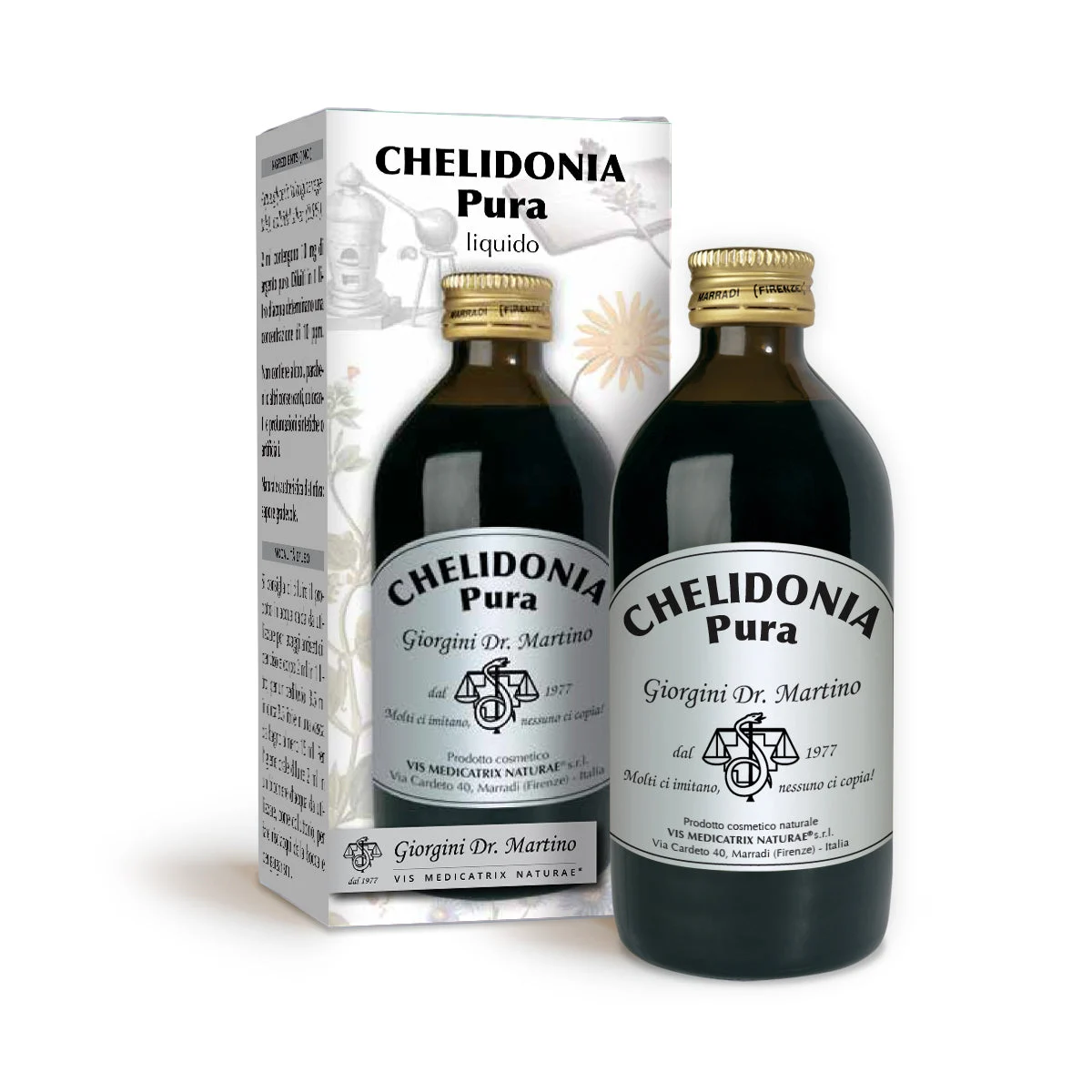Dr Giorgini Chelidonia PURA Liquido alcoolico 200 ml