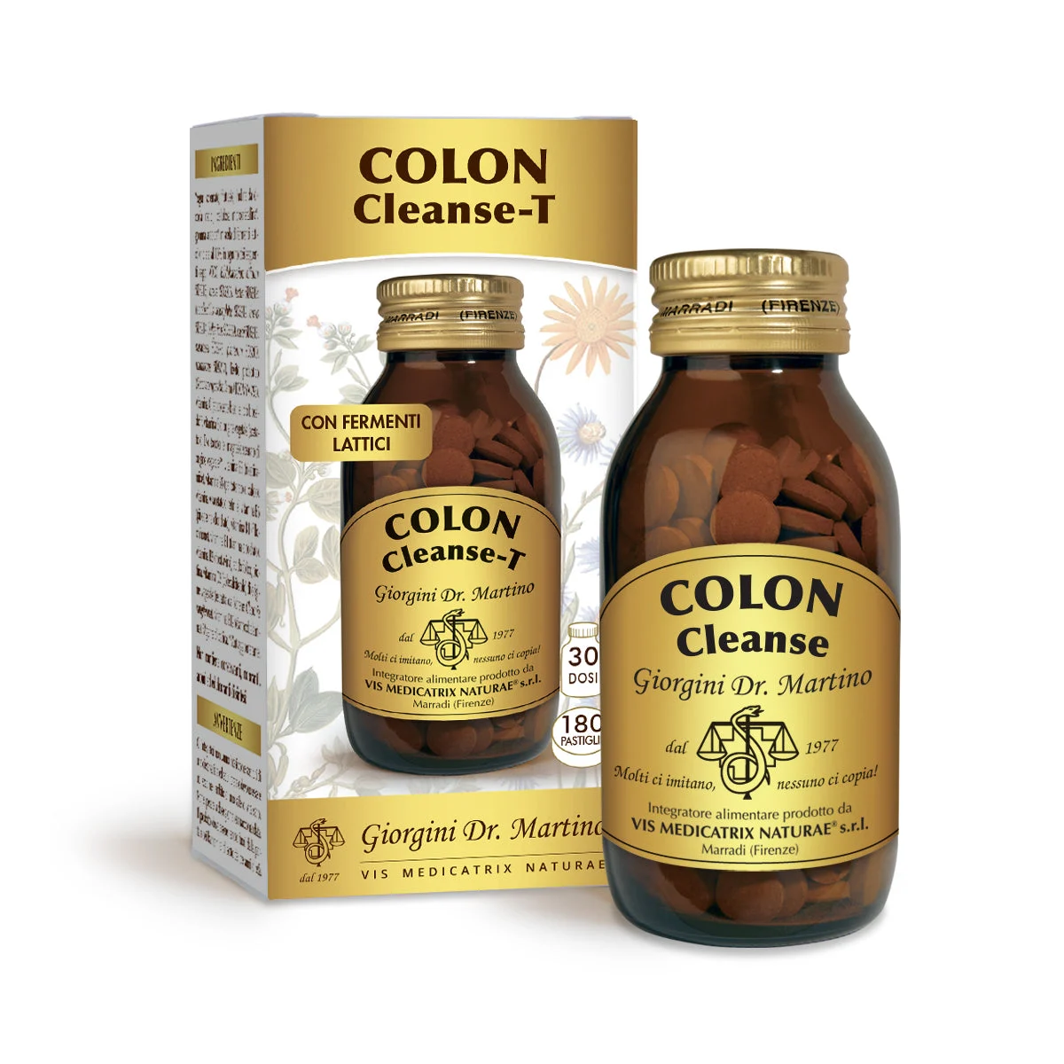 Dr Giorgini Colon Cleanse 180 pastiglie da 500 mg - 90 gr