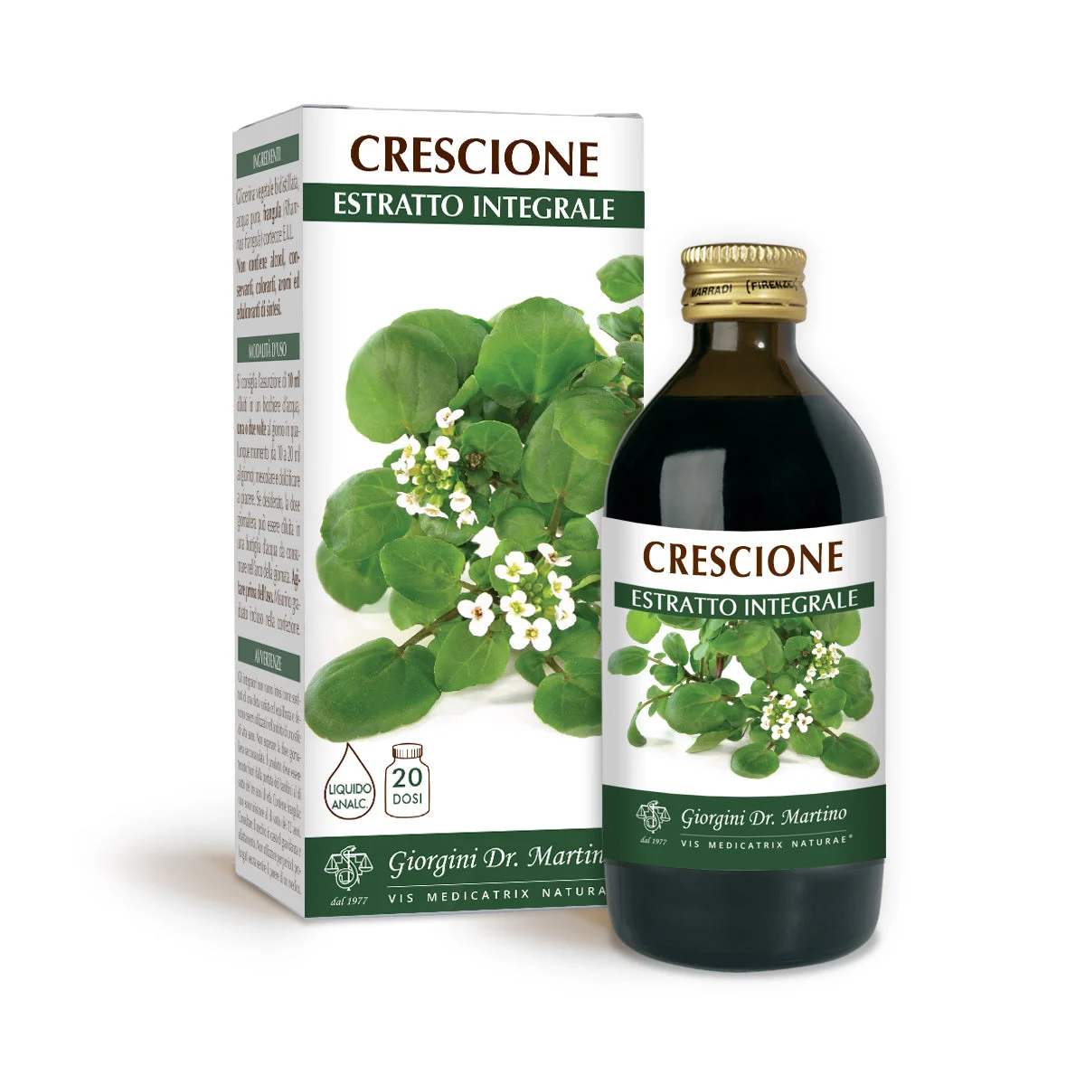 Dr Giorgini Crescione Estratto integrale Liquido analcoolico 200ml