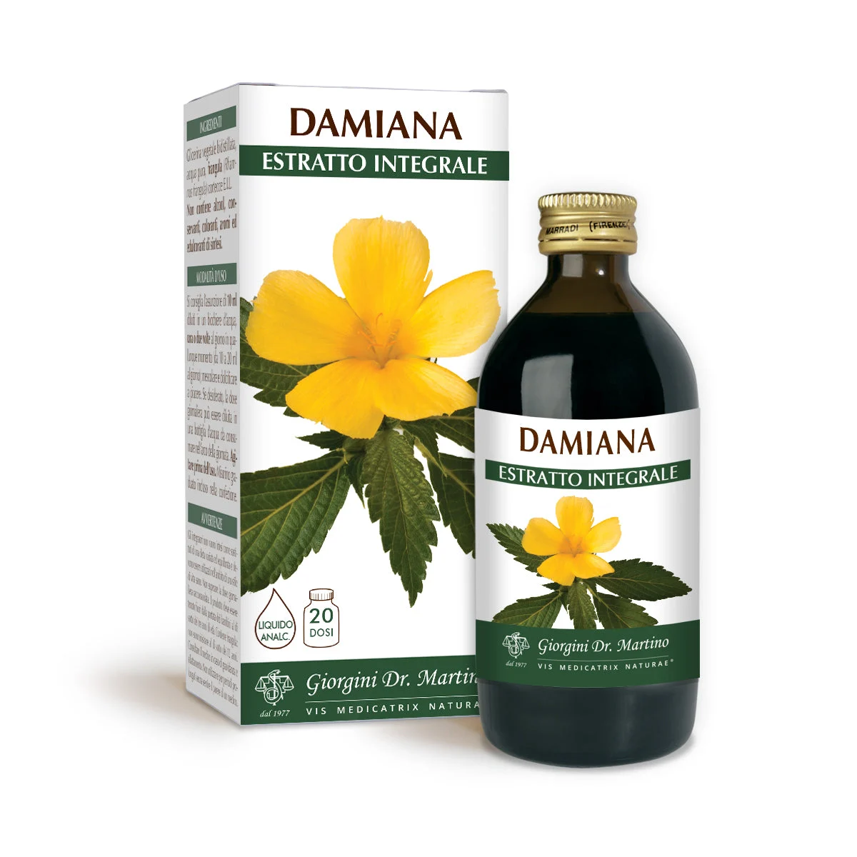 Dr Giorgini Damiana Estratto integrale Liquido analcoolico 200ml