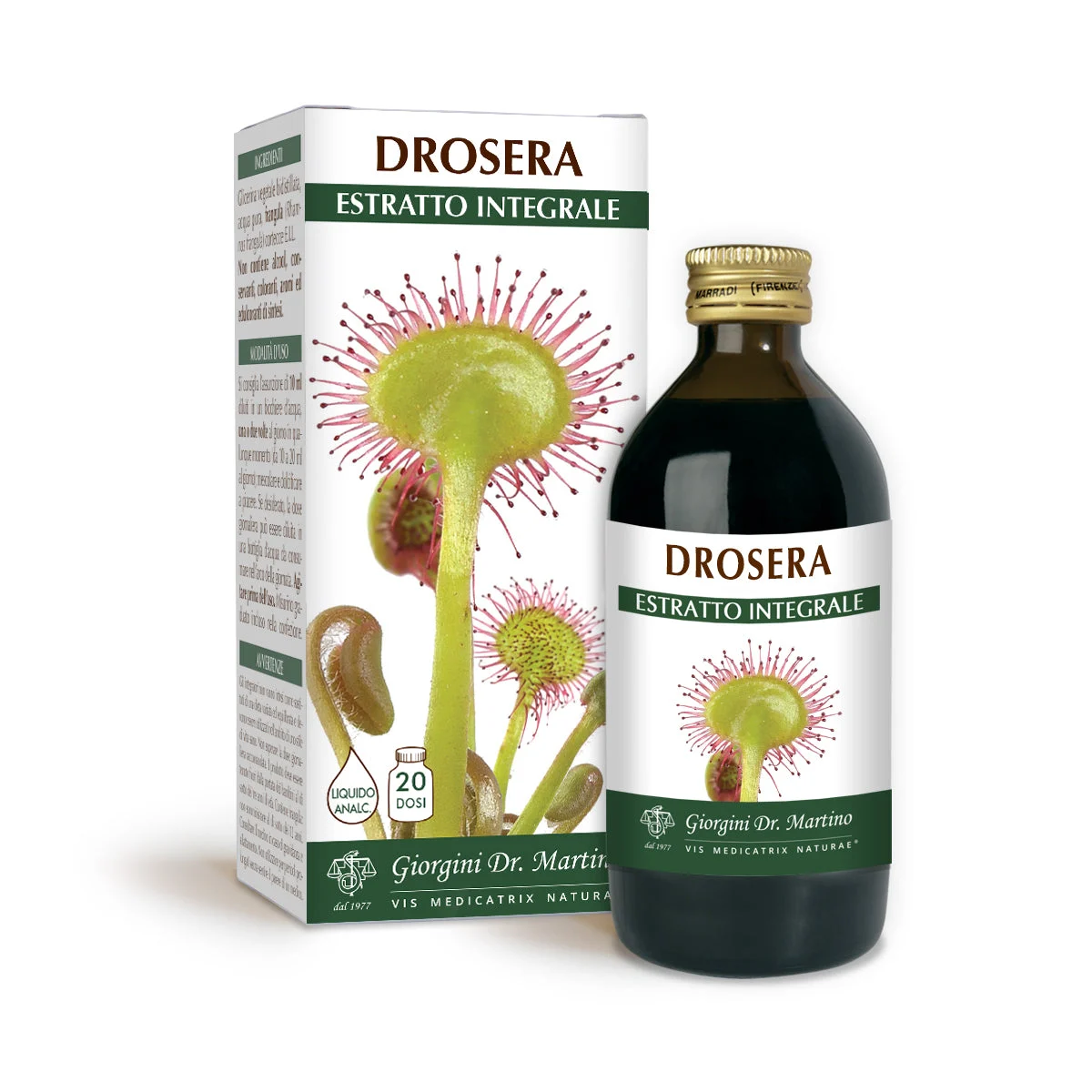 Dr Giorgini Drosera Estratto integrale Liquido analcoolico 200ml