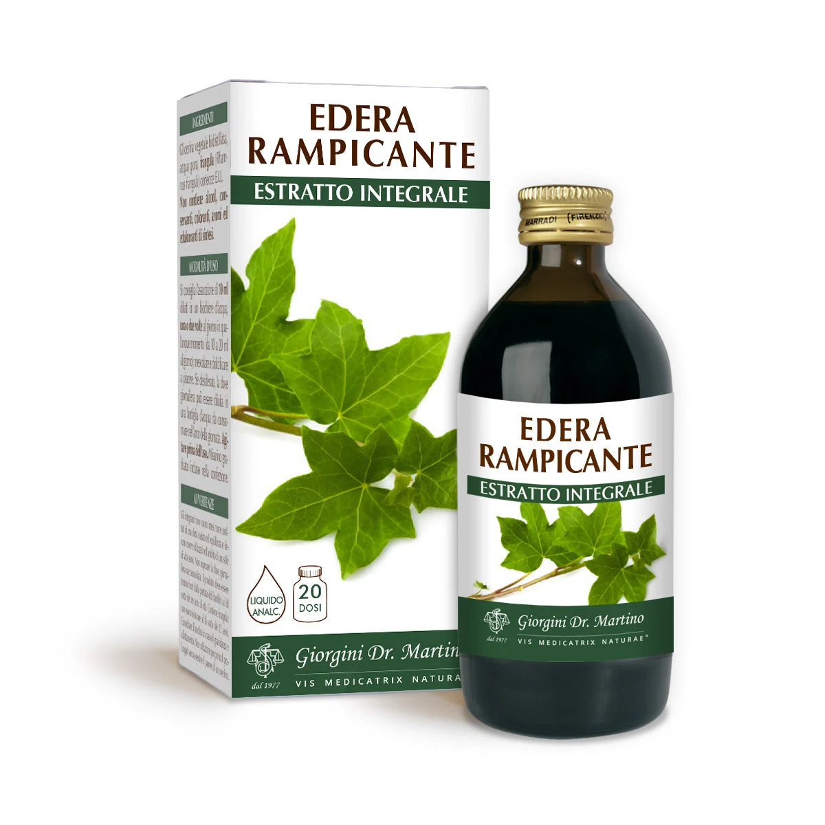 Dr Giorgini Edera Rampicante Estratto integrale Liquido analcoolico 200ml