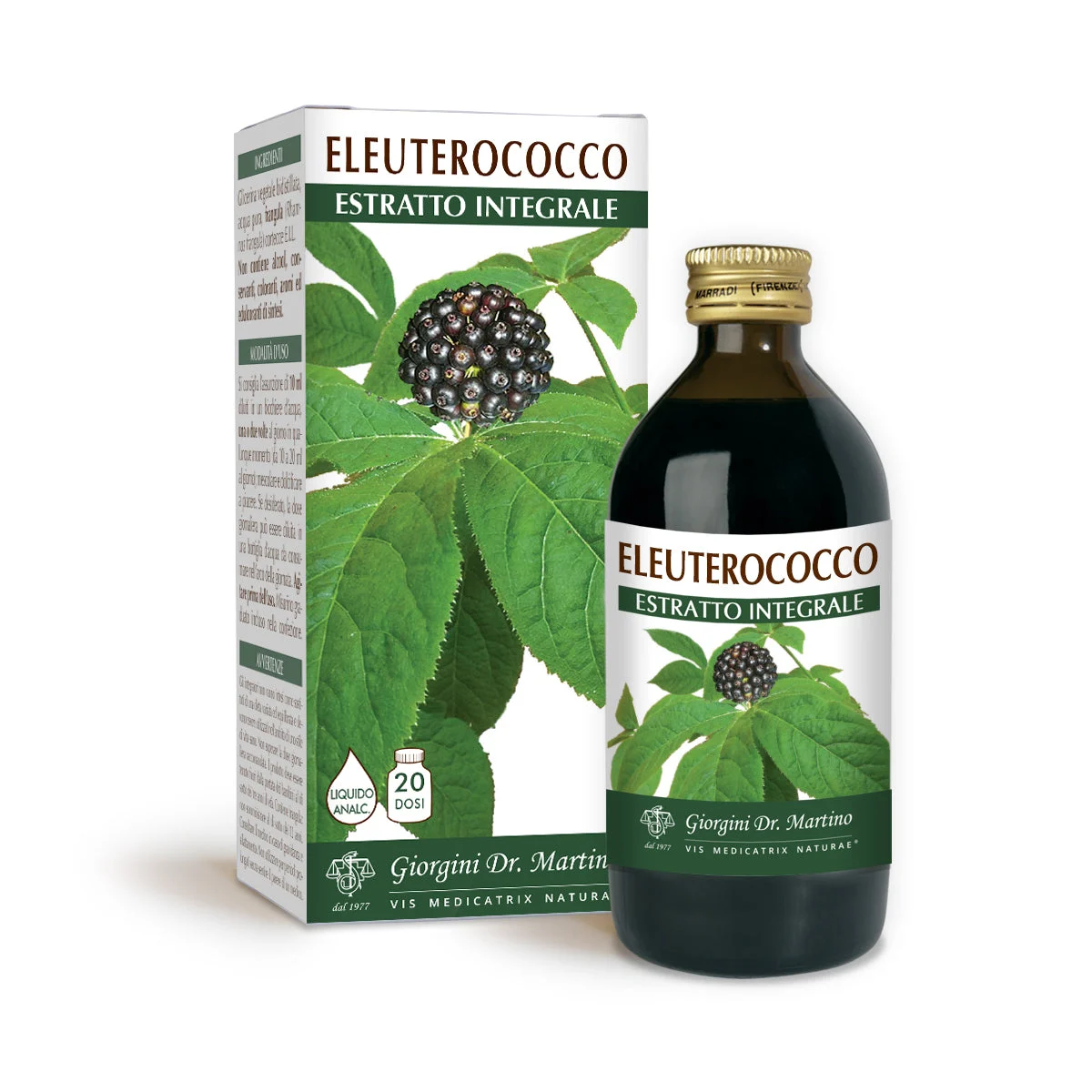 Dr Giorgini Eleuterococco Estratto integrale Liquido analcoolico 200ml