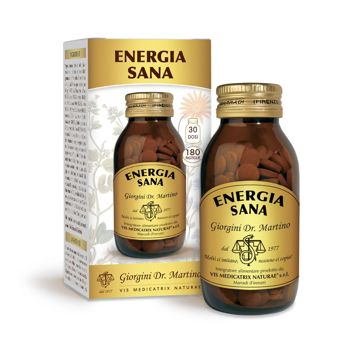 Dr Giorgini Energia Sana 180 pastiglie da 500 mg - 90 gr