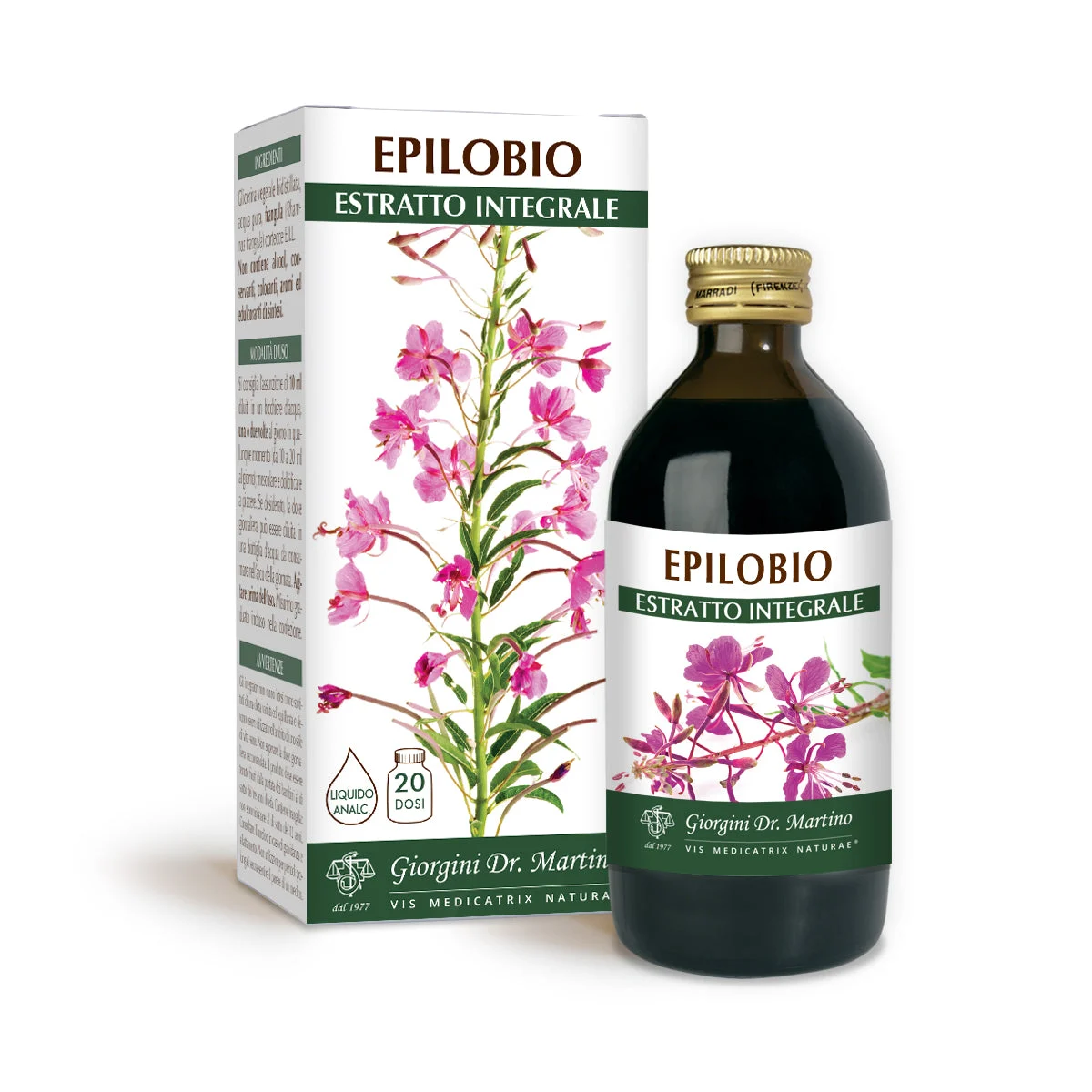 Dr Giorgini Epilobio Estratto integrale Liquido analcoolico 200ml