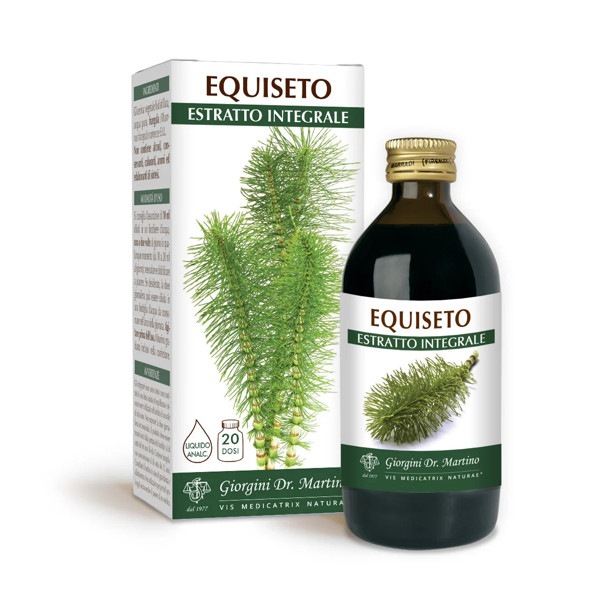 Dr Giorgini Equiseto Estratto integrale Liquido analcoolico 200ml