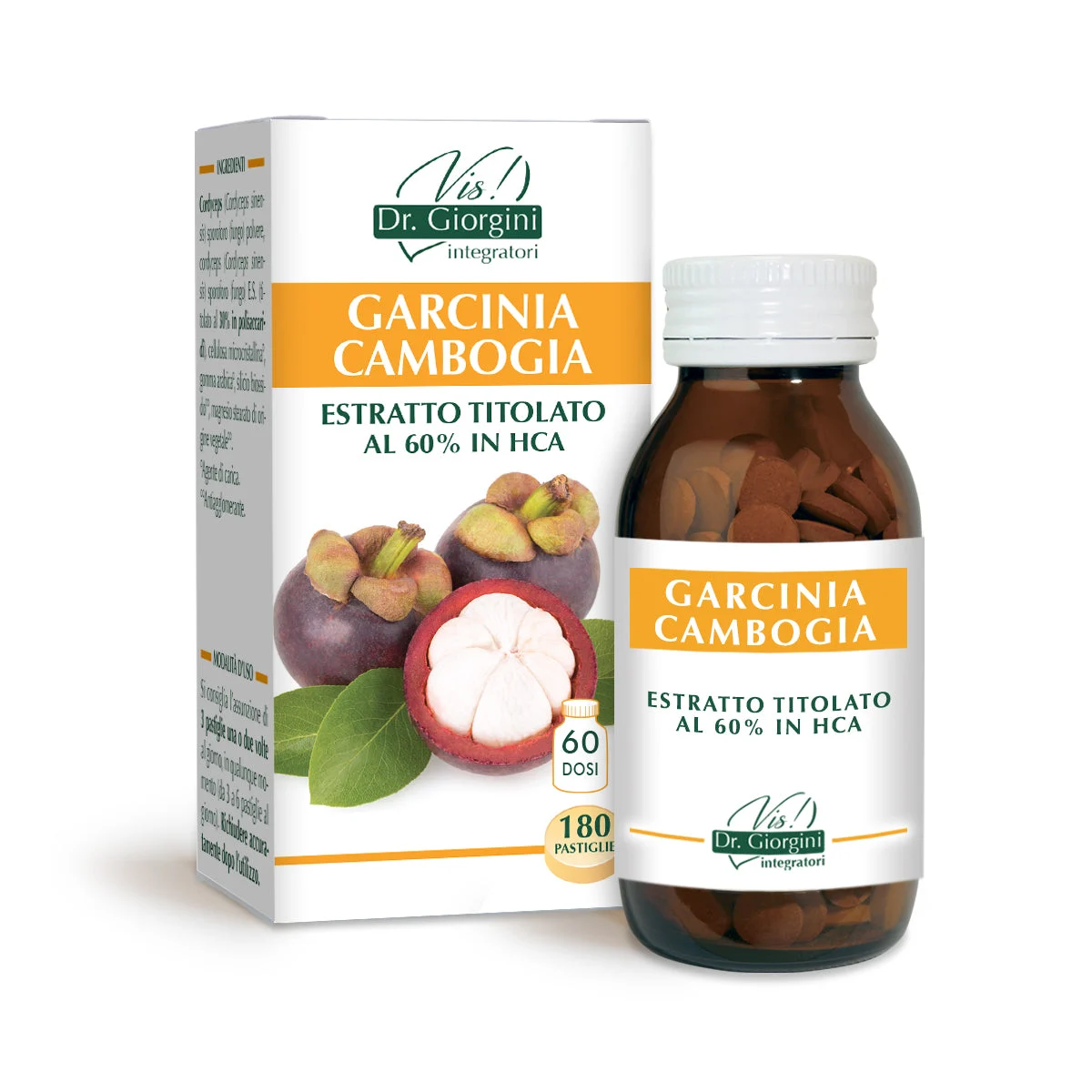 Dr Giorgini garcinia cambogia estratto titolato 180 pastiglie da 500 mg - 90 gr
