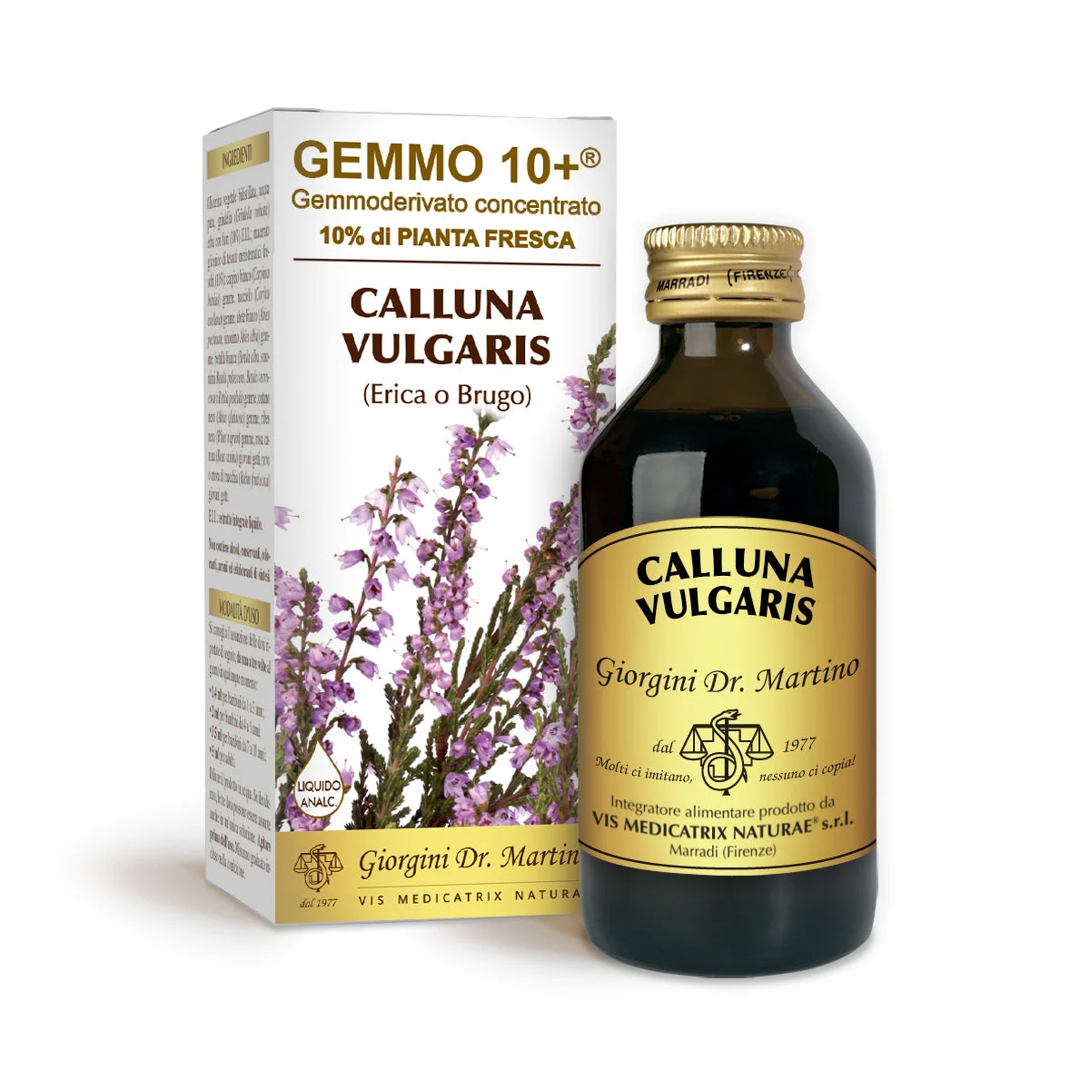 Dr Giorgini gemmo 10+ erica o brugo 100 ml liquido analcoolico